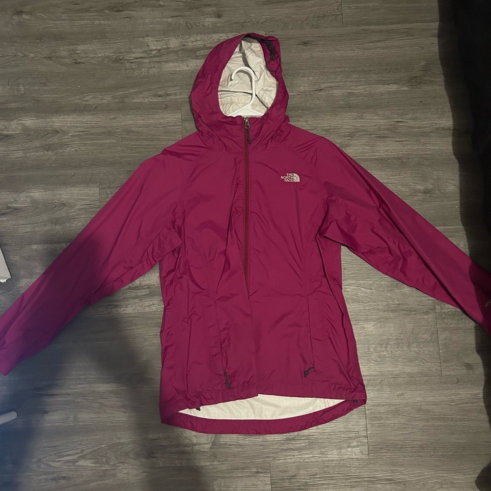 Magenta Northface Windbreaker Jacket